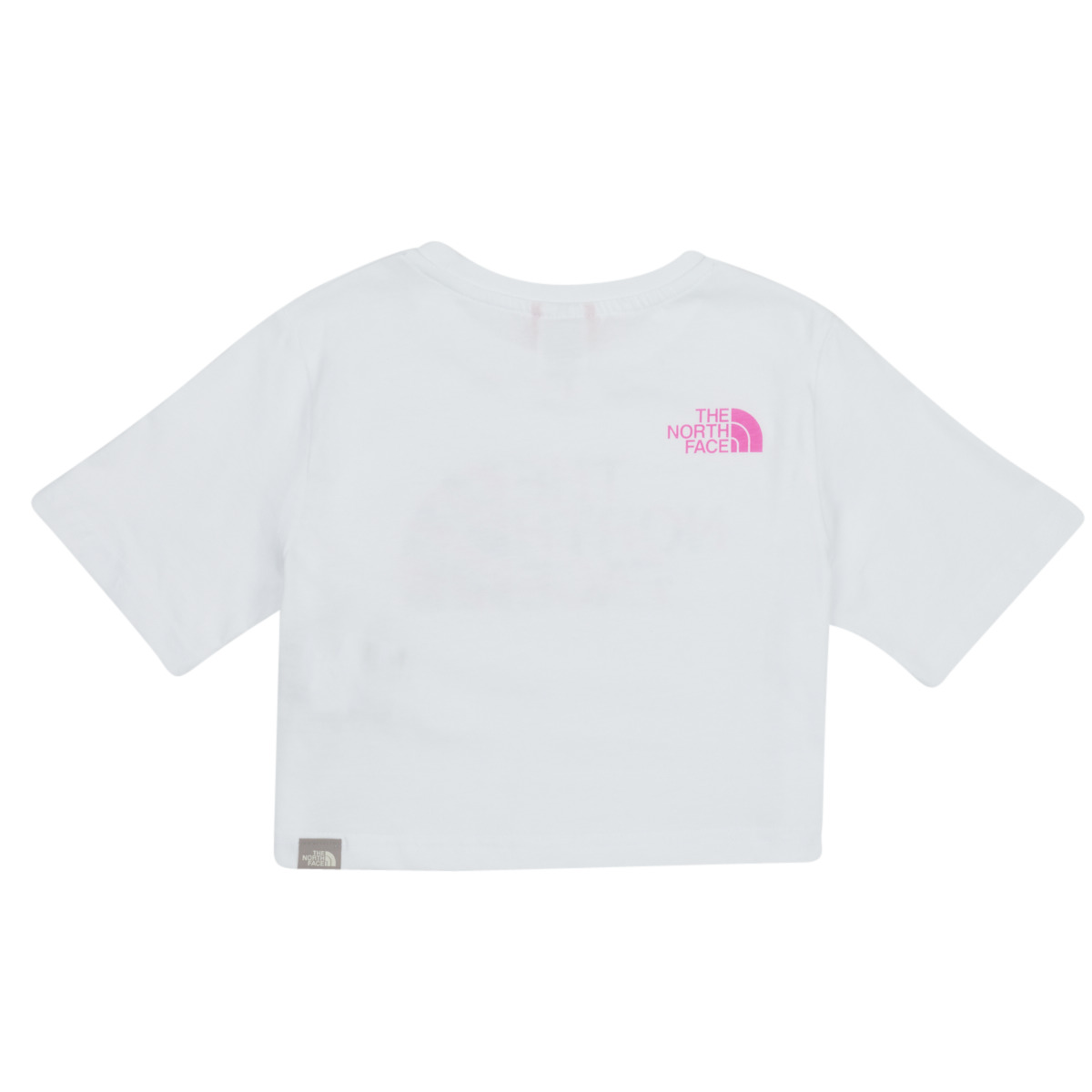 T-shirt ragazza The North Face Girls S/S Crop Easy Tee Bianco T-shirt maniche corte Bambina - Image 2
